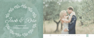 Jack & Rose v1.5.9 - A Whimsical WordPress Wedding Theme